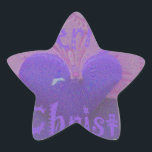 Sticker Étoile Hakuna Matata Merry Christmas Love Design.jpg<br><div class="desc">Hakuna Matata Merry Christmas Love Design Beautiful purple color design with a wonderful blue heart and a ting of glitter in the background. One of the special latest Hakuna Matata design this wonderful Christmas season and the amazing wonderful season. Share the love of Christmas with this personalized Hakuna Matata original...</div>