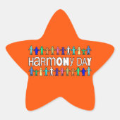 Sticker Étoile Harmony Day Australia  (Devant)