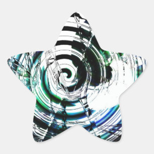 Sticker Étoile Heavy metal