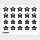 STICKER ÉTOILE ©️ HERESABOTTLE.COM #HERESABOTTLESWAG (Feuille)