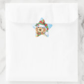 Sticker Étoile Heureux Cocker Spaniel Howliday (Sac)