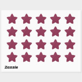 Sticker Étoile Hot Pink Sand (Feuille)