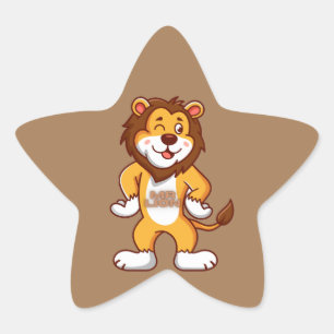 Sticker Étoile iam m lion