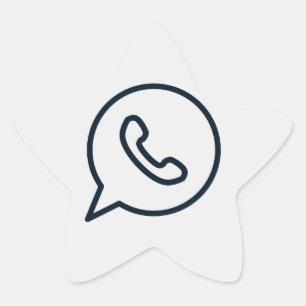 Sticker Étoile icône-whatsapp-qu'est-ce que-whatsapp