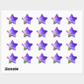 Sticker Étoile image de l'espace Galaxy violet et vert Nebula. (Feuille)
