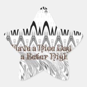 Sticker Étoile Impression d'art cadeau Fête des mariées