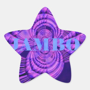 Sticker Étoile Impression d'art Cosmic Hakuna