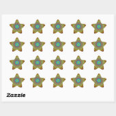 Sticker Étoile Iran tapis Africain ethnie tribale motif.jpg (Feuille)