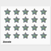 Sticker Étoile Iris de Van Gogh Peinture Impressionniste (Feuille)