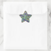 Sticker Étoile Iris de Van Gogh Peinture Impressionniste (Sac)