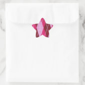 Sticker Étoile Jacquard rose (Sac)