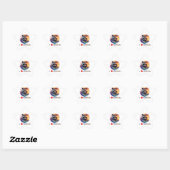 Sticker Étoile J'aime le Canada (Feuille)