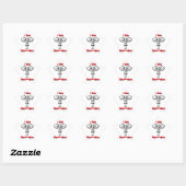 Sticker Étoile J'Aime Les Cheerleaders (Feuille)