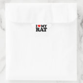 STICKER ÉTOILE J'AIME MON RAT (Sac)