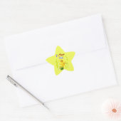 Sticker Étoile J'aime Pâques (Enveloppe)