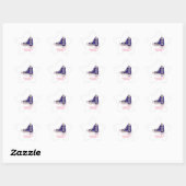 Sticker Étoile Je comprends l'affectation Blue Basket Art (Feuille)