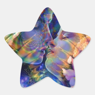 Sticker Étoile Je t'aime