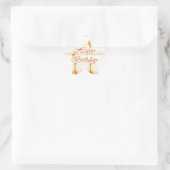Sticker Étoile JEUX Script d'anniversaire : SAFFRON Pure Crystal (Sac)