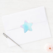 Sticker Étoile Joli design abstrait pastel (Enveloppe)