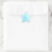 Sticker Étoile Joli design abstrait pastel (Sac)