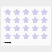 Sticker Étoile Joli pastel violet esthétique (Feuille)