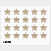 Sticker Étoile Jolie Parties scintillant Glam Gold (Feuille)