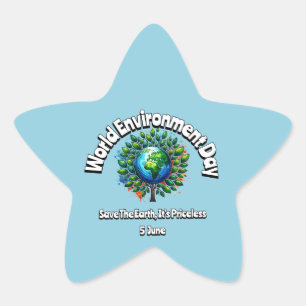 Sticker Étoile Journée mondiale de l'environnement
