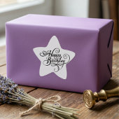 Sticker Étoile Joyeux anniversaire