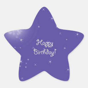 Sticker Étoile Joyeux anniversaire Midnight Moon Imaginaire