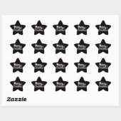 Sticker Étoile Joyeux Noël (Feuille)