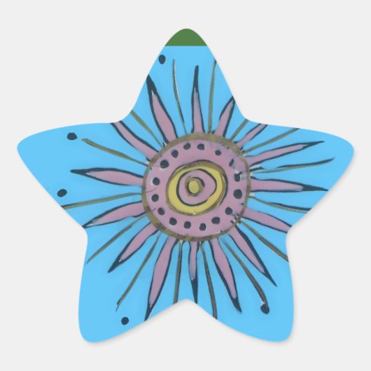 Sticker Étoile Joyeux Noël Sunshine Holiday.png (Devant)