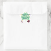 Sticker Étoile Joyeux Saint Patrick's Day Lovely Art Print (Sac)