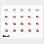 Sticker Étoile Joyeux Valentine ! Teddy bear (Feuille)