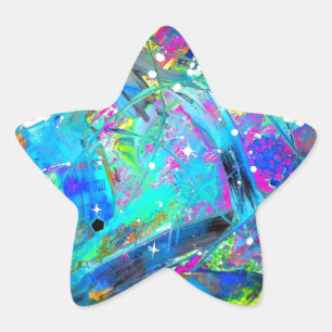 Sticker Étoile Jus d'espace