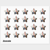 Sticker Étoile Kandinsky Composition Abstraite VI (Feuille)