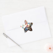 Sticker Étoile Kandinsky Composition Abstraite VI (Enveloppe)