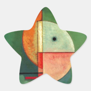 Sticker Étoile Kandinsky peinture Abstraite ascendante