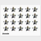 Sticker Étoile King Penguin (Feuille)