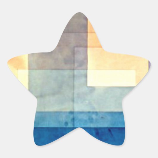 Sticker Étoile Klee - Maison sur l'eau (Devant)