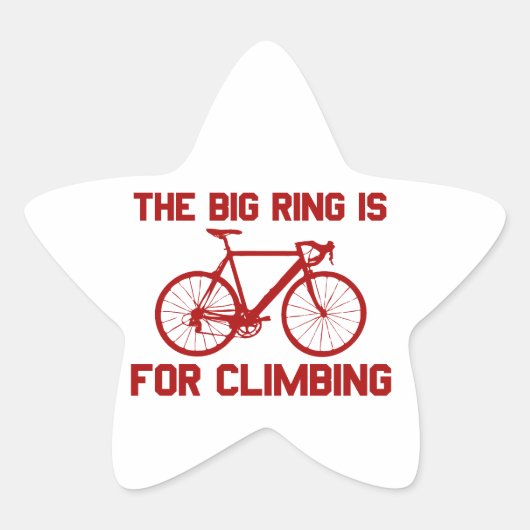 Sticker Étoile La Grande Bague Est Pour L'Escalade (Devant)