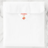 Sticker Étoile La Pêche Est Mon Heureuse Heure (Sac)