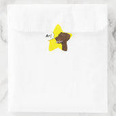 Sticker Étoile Labrador Dog Enseignant bonne note (Sac)