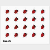 Sticker Étoile Ladybug (Feuille)