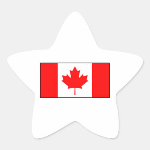 Sticker Étoile Le Canada - drapeau canadien