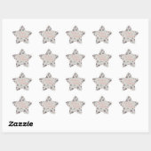 Sticker Étoile Le Citrouille rustique (Feuille)