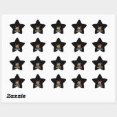 Sticker Étoile Le poison d'Halloween (Feuille)