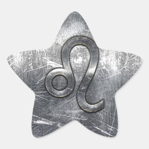 Sticker Étoile Leo Zodiac Connexion Grunge Décor Distressed