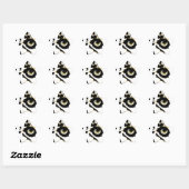 Sticker Étoile Léopard Eye (Feuille)