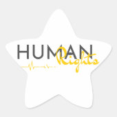 Sticker Étoile Lifeline to Human Rights (Devant)