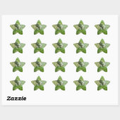 Sticker Étoile L'iguane vert (Feuille)